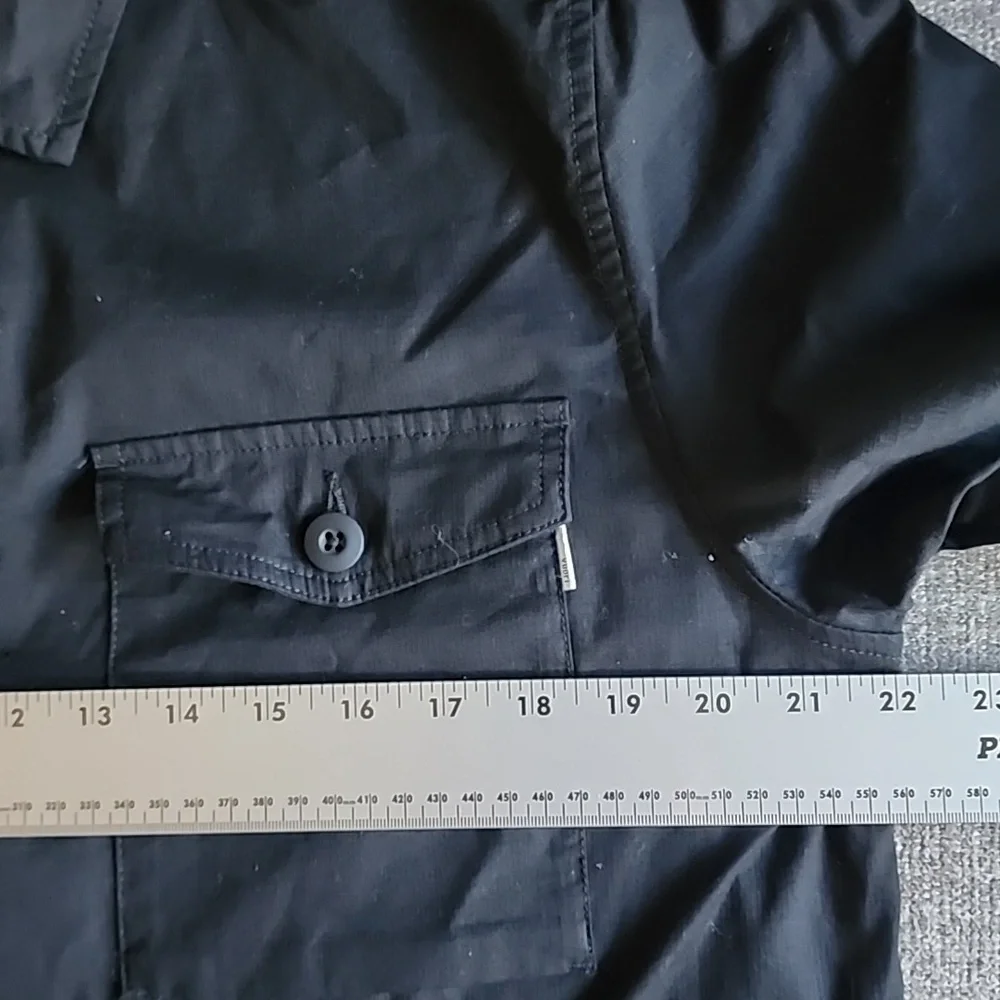 Vuori Men’s Organic Cotton Ripstop Stretch Jacket Black - Picture 11 of 12